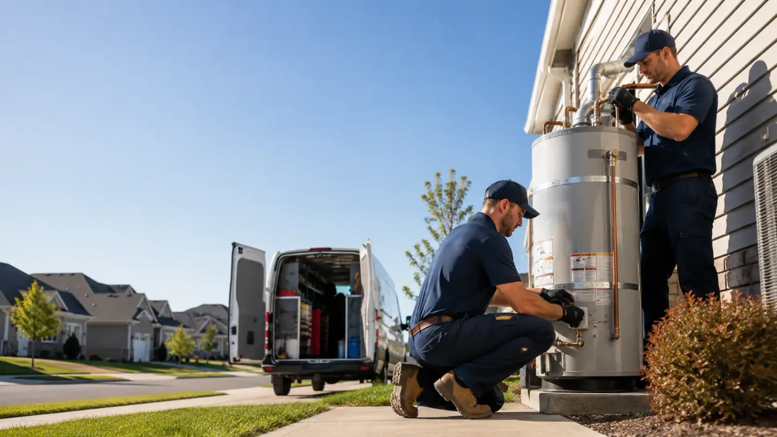 Water Heater Installation in Pisek, ND